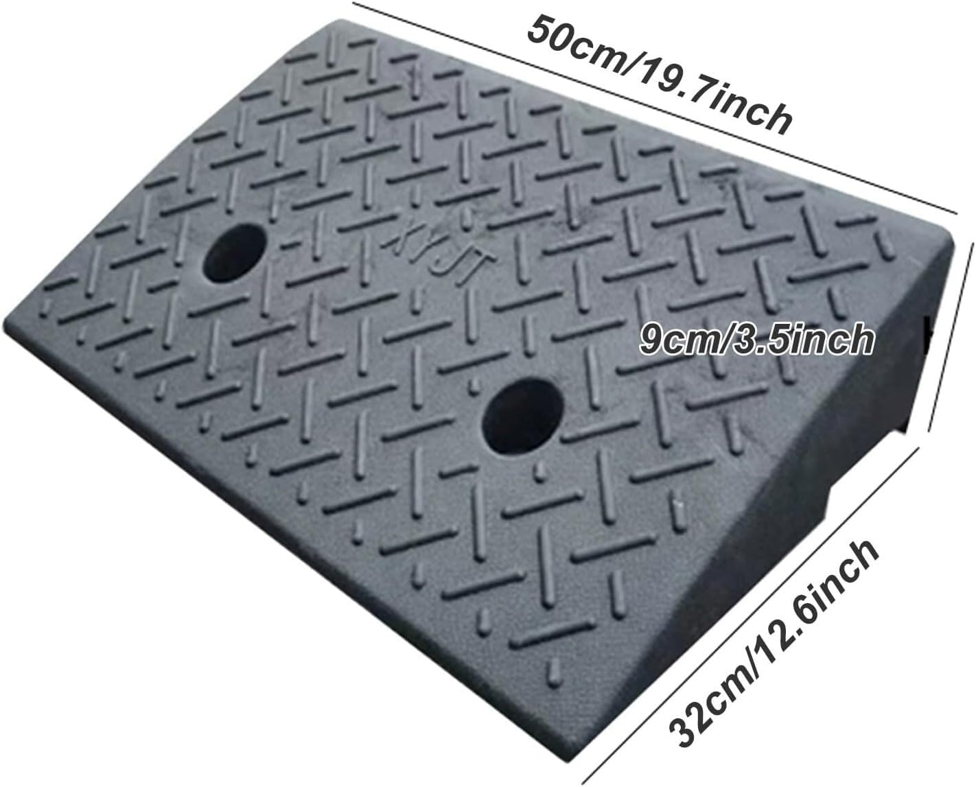 Rubber Ramps Portable Kerb ramp, Threshold, Suitable for doorways, wheelchairs, Cars, Electric Scooters(9 cm/3.5 inch)
