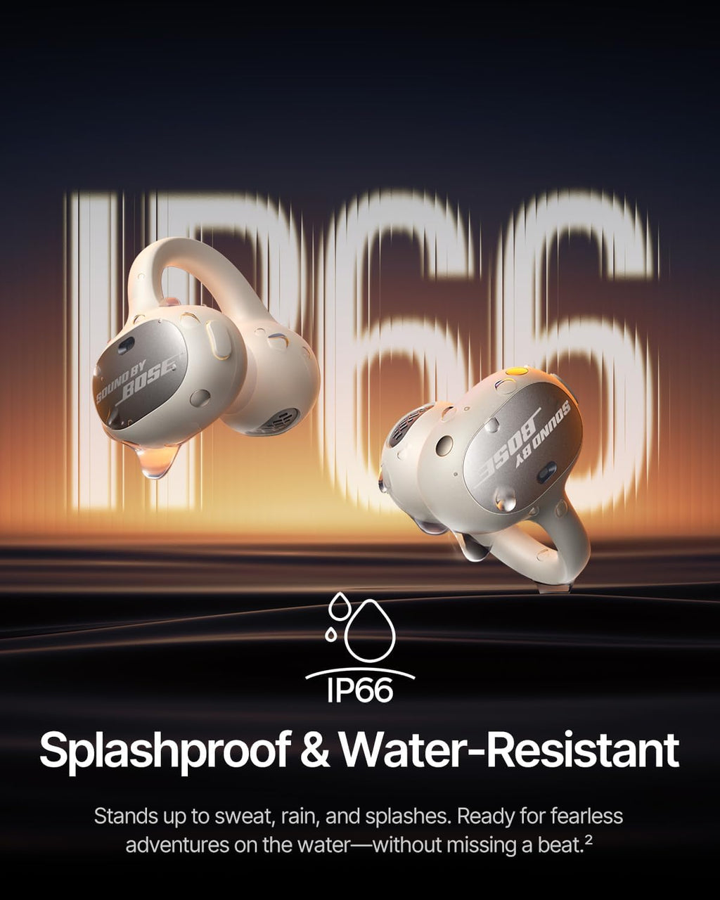 Baseus Inspire XC1 Open Ear Clip-On Earbuds, Sound by Bose, Dolby Audio, Adaptive Tunning Sound, Hybrid 2-Way Driver, Zero-Sense Air Cushion, 4-Mic Adaptive Clear Calls, IP66 Waterproof, 40H Playtime