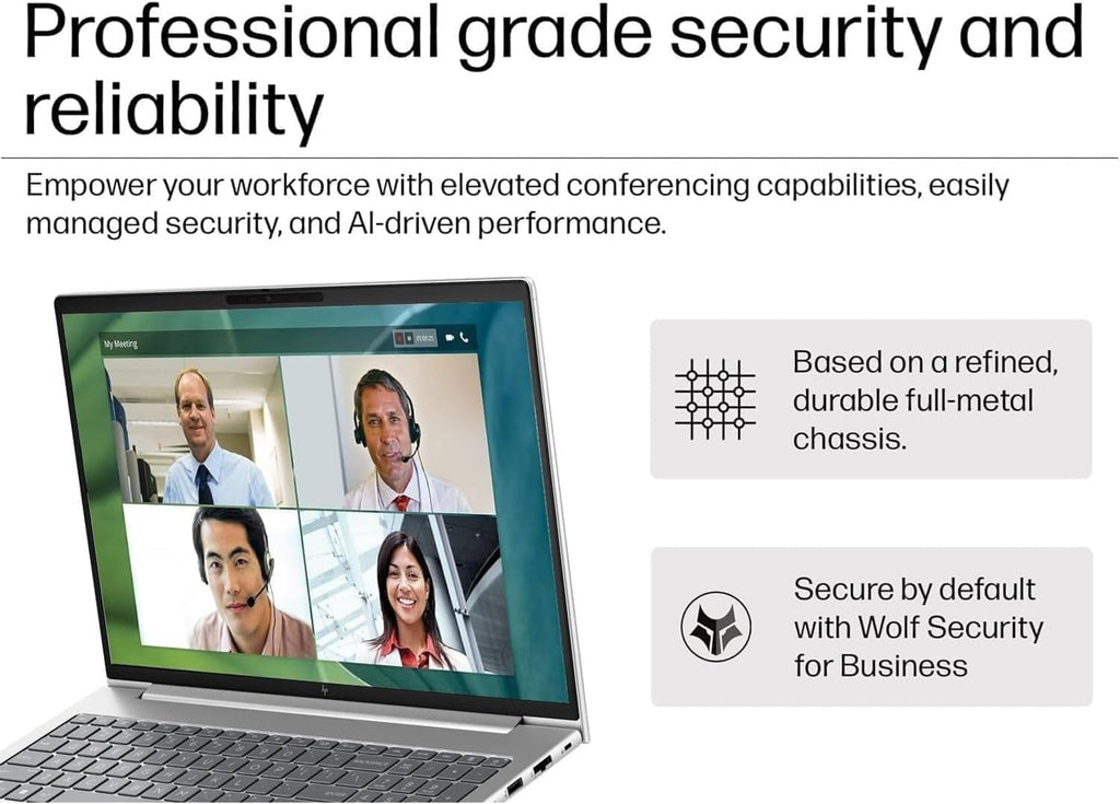 HP EliteBook 660 G11 Business AI PC Laptop (16' FHD+ Anti-Glare, Intel 12-Core Ultra 7 165U, 16GB DDR5, 512GB SSD), Backlit, Fingerprint, 5MP IR Webcam, 2x Thunderbolt 4, Fast Charge, Win 11 Pro