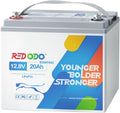Redodo 12V 20Ah Lithium LiFePO4 Battery, 800CCA Cranking Battery, Group U1 Marine Battery Built in BMS, 40C Discharge Lithium Battery for Outboard Motor, Lawn Mower