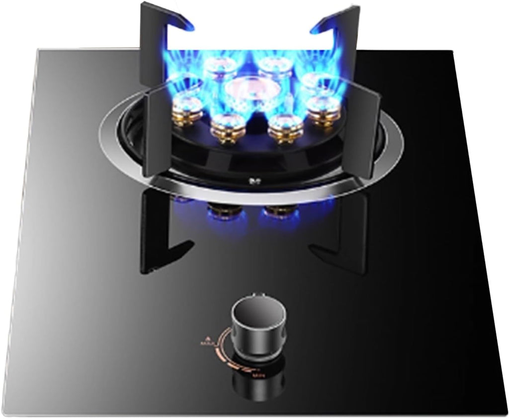 Gas Cooker,Single-Burner Tabletop Gas Stove,5.2kW Nine-Cavity Embedded,Suitable for Family Restaurants Food Stalls(LPG)