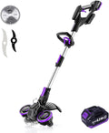 Cordless Weed Wacker, 20V 5.2Ah Battery Powered with Metal Blade, Edger/Mower/Cutter 3 in 1, Runtime 30mins (One Battery and Charger)