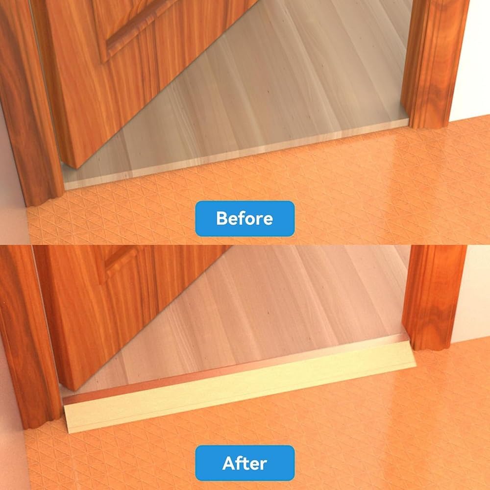 4 Inch Floor Transition Strip Threshold Ramp Aluminum 35'' Door Threshold Ramp Decorations of The Edge of Carpet/laminate AntiStumbling(Black,5pcs)