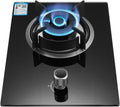 Portable Gas Stove,Single Burner Propane Stove,Max 17060BTU with Pulse Electronic Ignition Tempered Glass Suitable for Apartments Kitchens and More (Color : NG)
