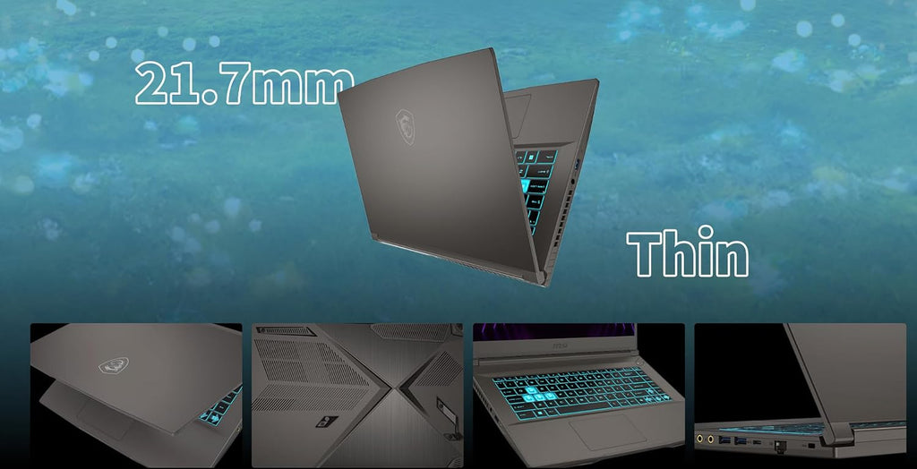MSI Thin 15.6 inch FHD 144Hz Gaming Laptop-Intel Core i5-13420H-NVIDIA GeForce RTX 3050 -Window 11 Pro-W/Mouse pad (32GB RAM | 1TB PCIe SSD)