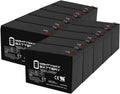 Mighty Max Battery ML9-12 - 12 Volt 9 AH SLA Battery - Pack of 10