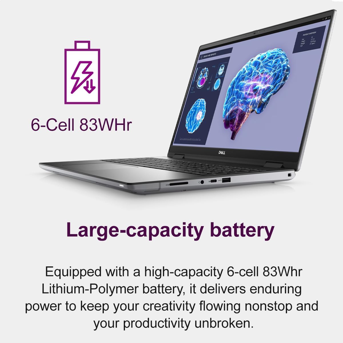 Dell Precision 7000 7680 Mobile Workstation Laptop (NVIDIA RTX 2000 Ada 8GB, 16' FHD+, Intel 20-Core i7-13850HX (> Ultra 9-185H), 32GB LPCAMM2 DDR5, 2TB SSD) Pro Max for Designer, IST HUB, Win 11 Pro