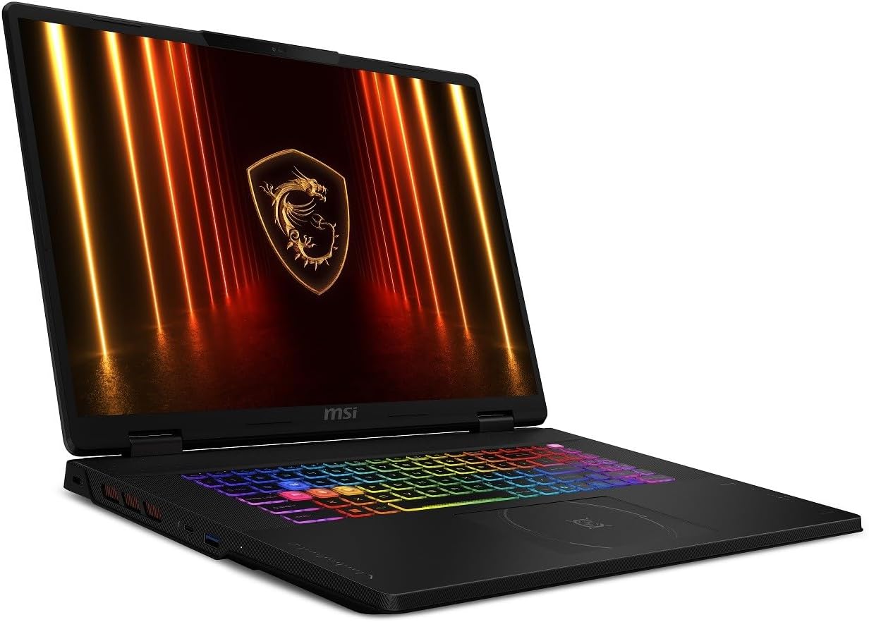 msi Crosshair Gaming Laptop: 18' WQXGA 2560x1600 240Hz • Intel Core Ultra 9 275HX • 32 GB DDR5 SDRAM • 4 TB NVMe SSD • W11P • Wi-Fi 6E Numeric Keypad Thunderbolt 4 • NVIDIA GeForce RTX 5070