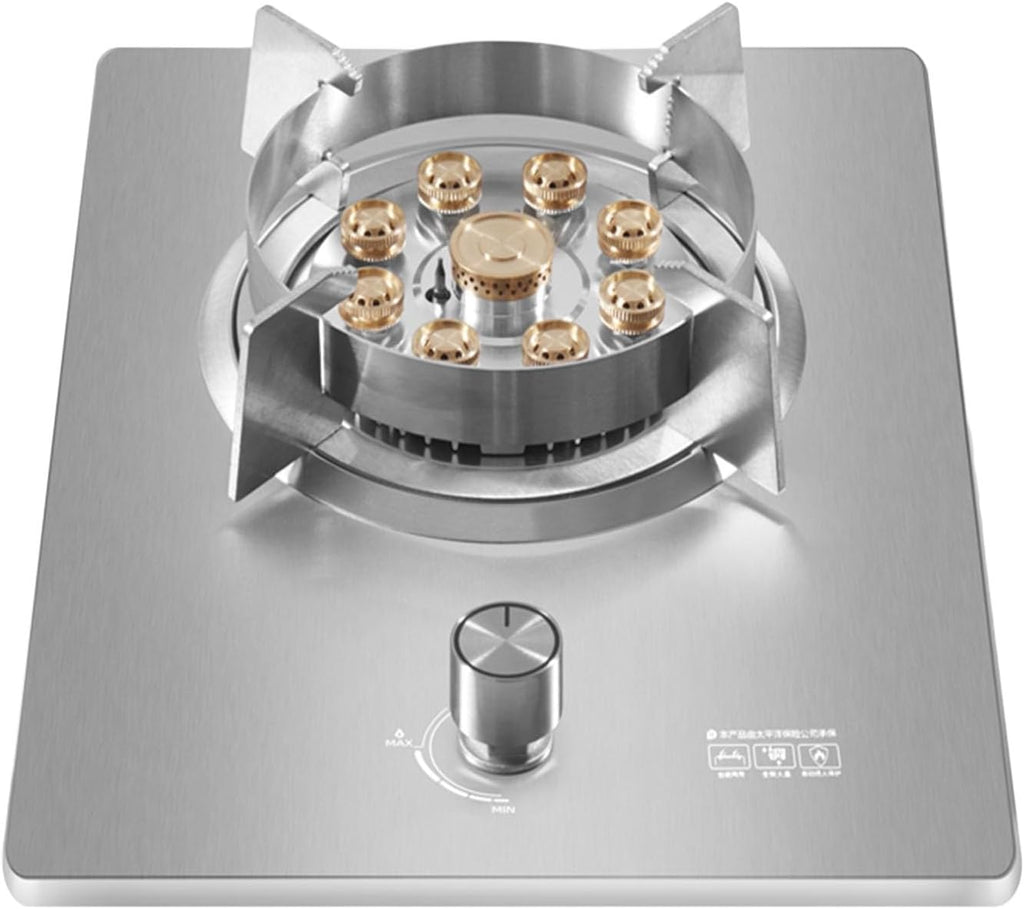 Portable Gas Stove,Single Burner Propane Stove,Max 23884BTU with Pulse Electronic Ignition Stainless Steel Suitable for Apartments Kitchens (Color : NG, Size : Style 1)