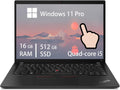 Lenovo ThinkPad X13 Gen 2 Touchscreen Laptop, 13.3' FHD Notebook, Intel i5-1145G7, 16GB RAM, 512GB SSD, Backlit Keyboard, Windows 11 Pro (Renewed)