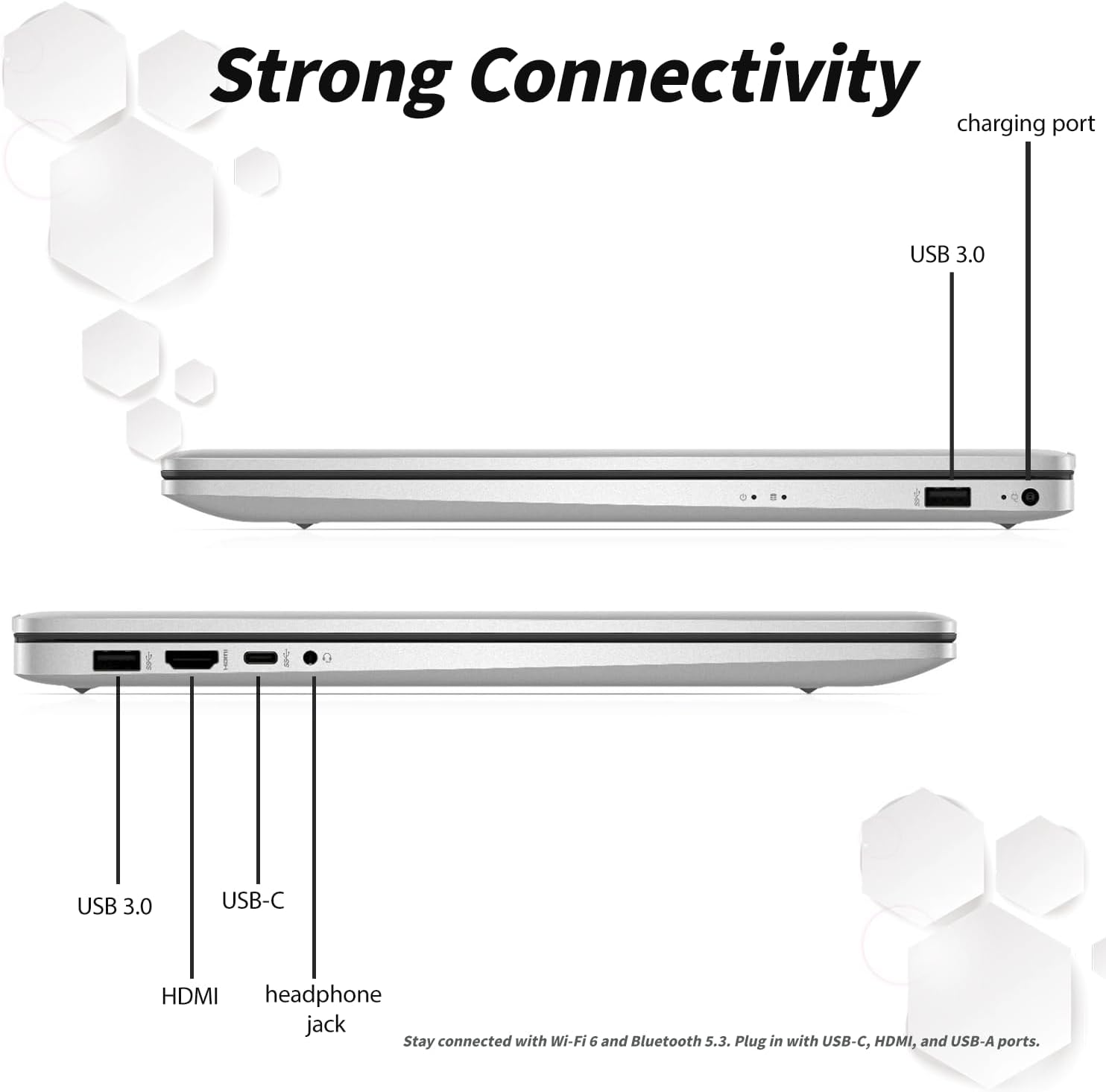 HP 17.3inch Business Laptop Computer - AMD Ryzen 5 7430U 6-Core (4.3GHz), FHD IPS Anti-Glare, AMD Radeon Graphics, Wi-Fi6, Copilot AI, Win 11 Pro, w/Accessories(16GB RAM | 1 TB SSD)