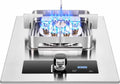Single Burner Gas Stove,5.2kW Nine-Cavity High Fire,Tempered Glass,with Timer and Flameout Safety for Home Kitchen(LPG)