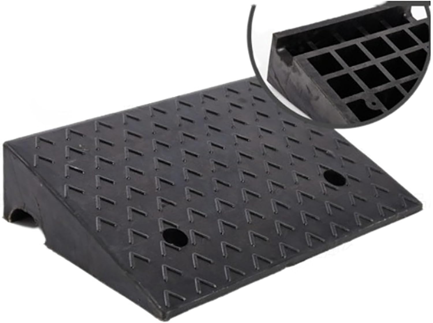 Rubber Door Threshold Ramp, Heavy Duty & Anti-Slip, Multi-Height Options, Ideal for Wheelchairs, Elderly & Pets, Suitable for Doorways, Garages, & Showers