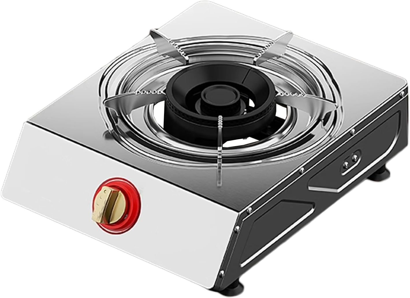 Single Burner Gas Stove,High Pressure Single Propane Burner,Home Kitchen with Flameout Protection,for Restaurant,fome(NG)