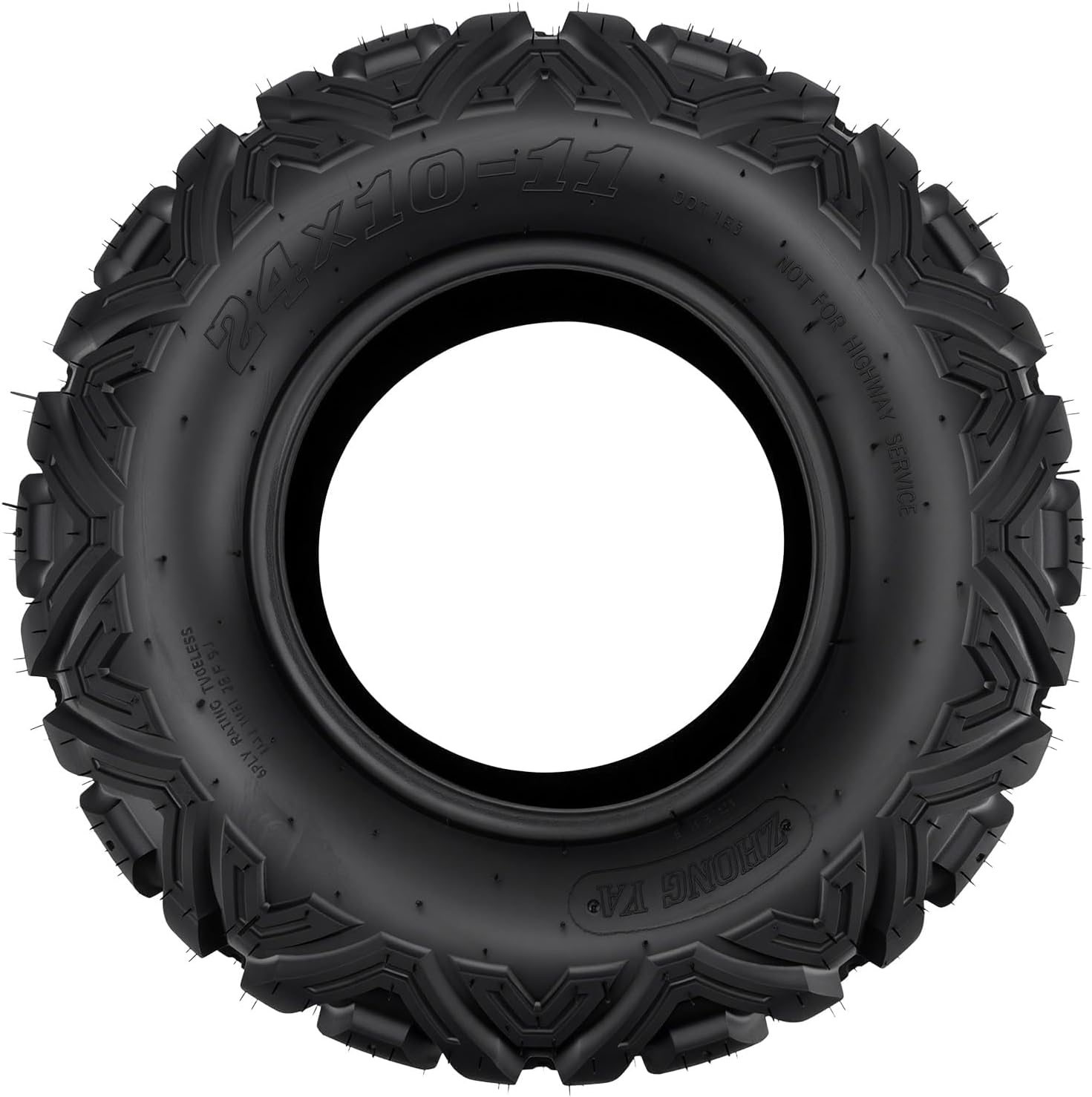 KAX 24x10-11 ATV UTV All-terrain Tires,24x10-11 Off-Road Mud Tires,6 Ply, 2Pcs,Tubeless Z-199