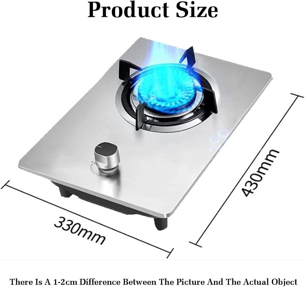 Gas Stove,Single Burner,Portable Gas Stove,Kitchen Counter Top Stove 4.5KW Gas,Gas/LP Gas Conversion Stove,with Flameout Protection,for Home Kitchen(LPG)