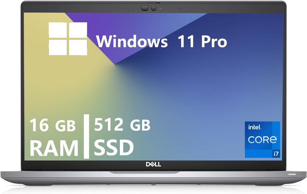 Dell Latitude 5420 Business Laptop, 14' FHD(1920x1080), Core i7-1165G7, 16 GB RAM, 512 GB SSD, CAM, Windows 11 Pro (Renewed)