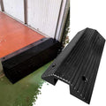 Wheelchair Ramp for Doorways, Rubber Bridge Threshold 3 Inch 4 Inch Rise Ramp for Home Motorcycle Factories Schools Driveways(80x45x10cm/31x18x4in)