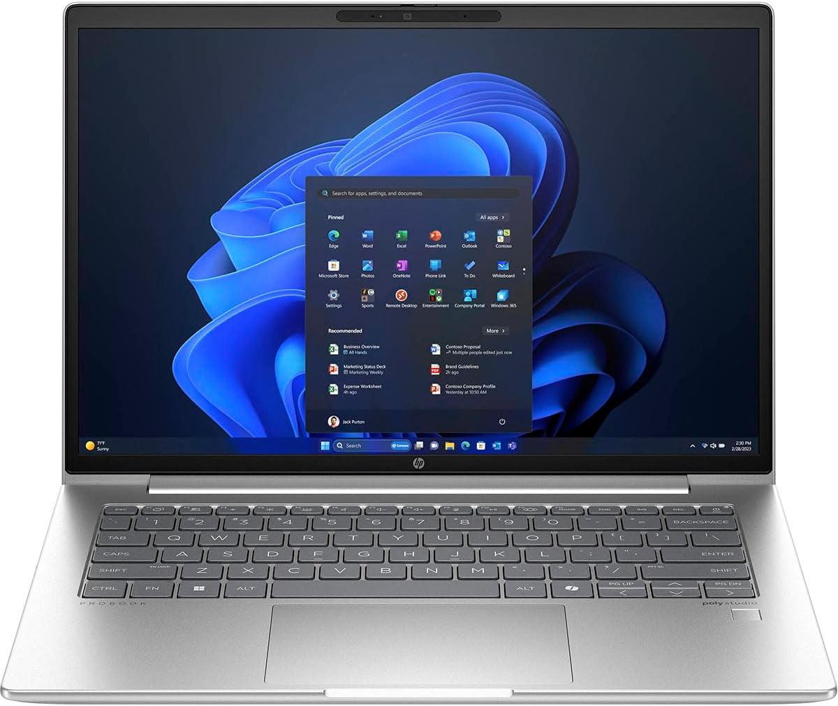 HP ProBook 445 G11 14' Laptop AMD Ryzen 7 7735U 512GB SSD 16GB RAM FHD (1920x1080) Non Touch Windows 11 Professional