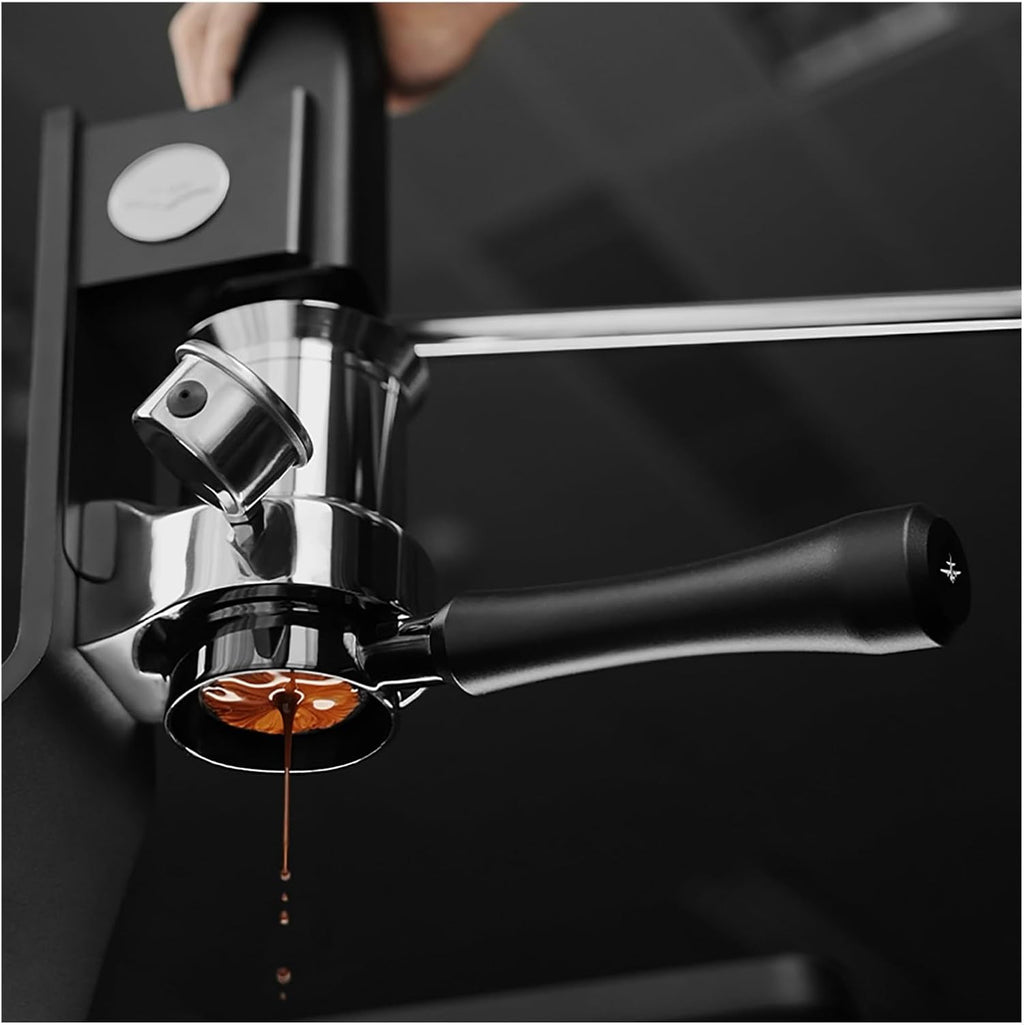 Espresso Bottomless Portafilter With Filter Basket,Compatible For Breville,Compatible For Delonghi, Coffee Machine Accessories，Precise Adaptation(Compatible For Gaggia)