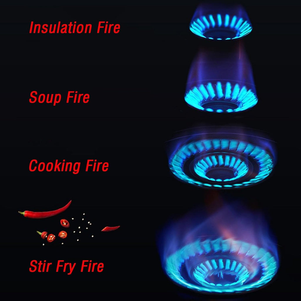 Portable Gas Stove,Cassette Stove,Max 13648BTU Single Burner Cassette Stove Piezo-Ceramic Ignition for Camping Cooking Car Travel Home and Apartment (Color : NG)