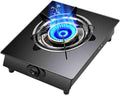 Gas Cooker,4.0kW Single-Burner Tabletop Gas Stove,Household High-Fire Stove,for Camping Restaurants Home(LPG)