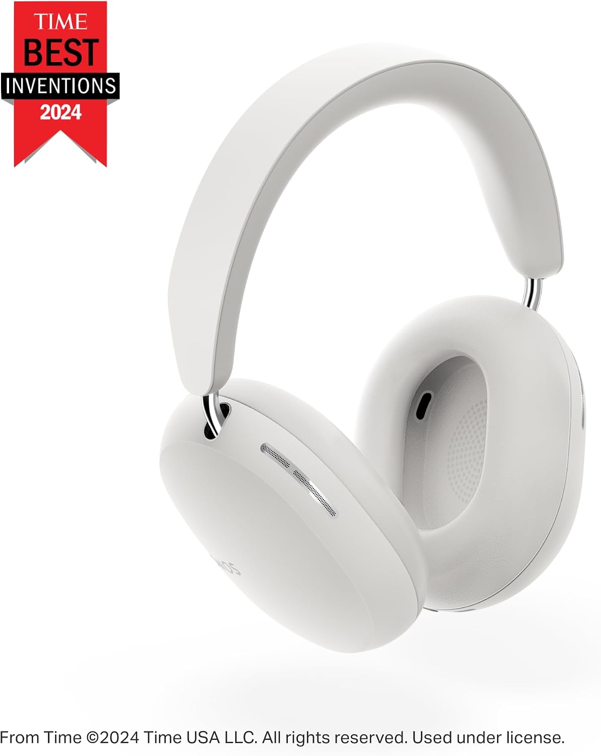 Sonos Ace | Noise Cancelling Wireless Over-Ear Headphones with Bluetooth, 30-Hour Battery Life, Spatial Audio, Dolby Atmos, Dynamic Head Tracking - White