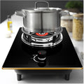 Propane Stove 1 Burner Gas Stove,High-Efficiency Auto Ignition Tempered Glass LPG/NG Cooktop,for Outdoor Camping,and Emergency Cooking(NG)