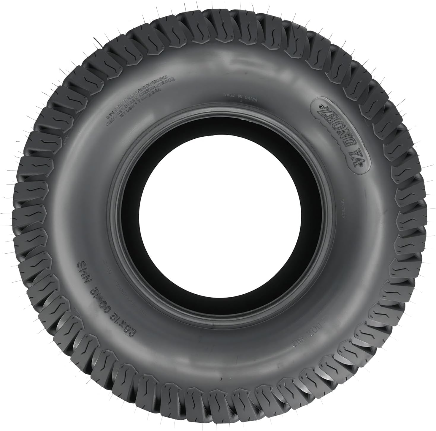 KAX 26x12-12 Lawn Mower Tires,26x12-12 Mud Tires for Off-Road, Golf Carts,4 Ply, 2Pcs,Tubeless Z-160