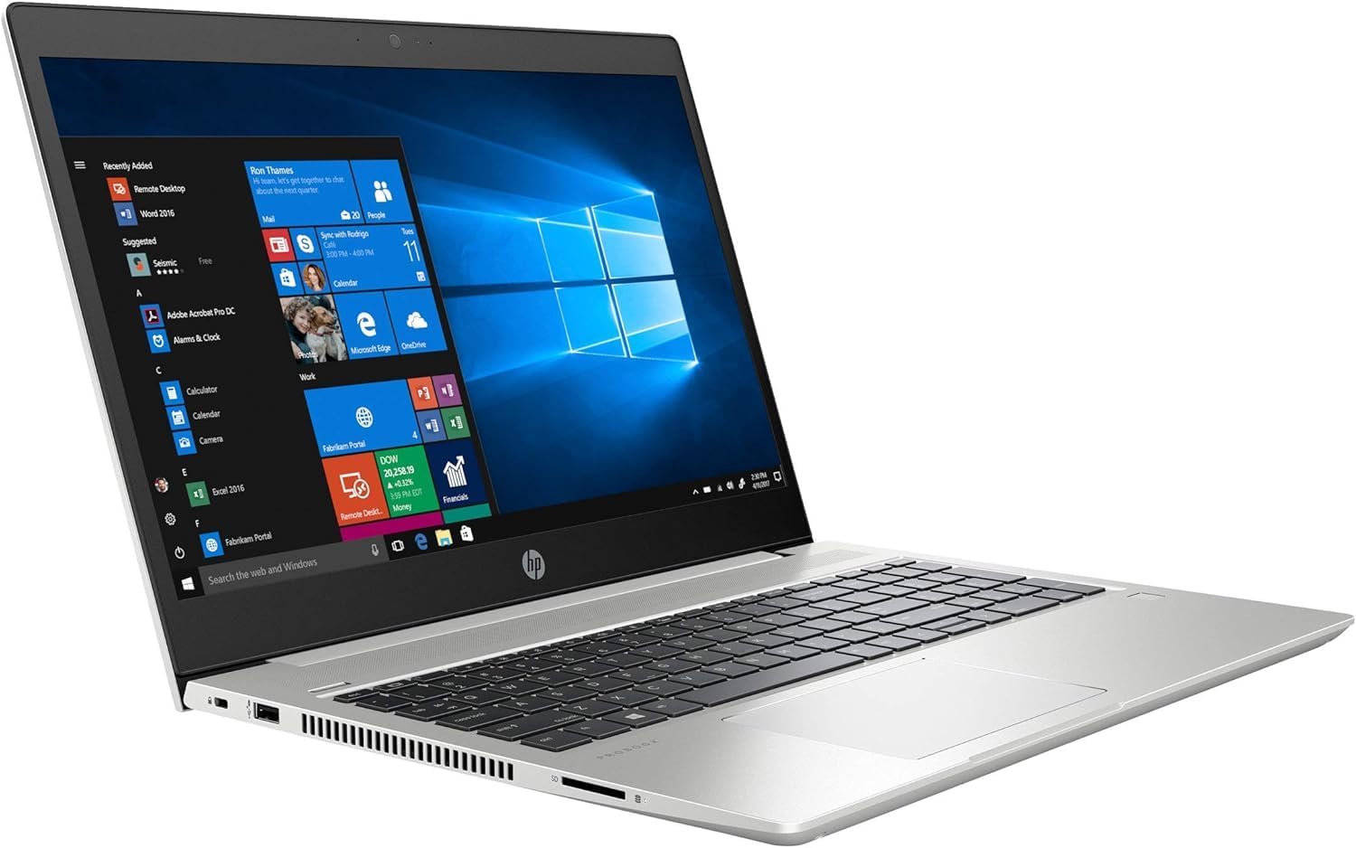 HP Probook 450 G6 15.6 Inch Full HD 1080P Professional Laptop, Intel Core I5-8265U, 16 GB RAM, 512 GB SSD, Backlit Keyboard，Windows 10 Pro (Renewed)