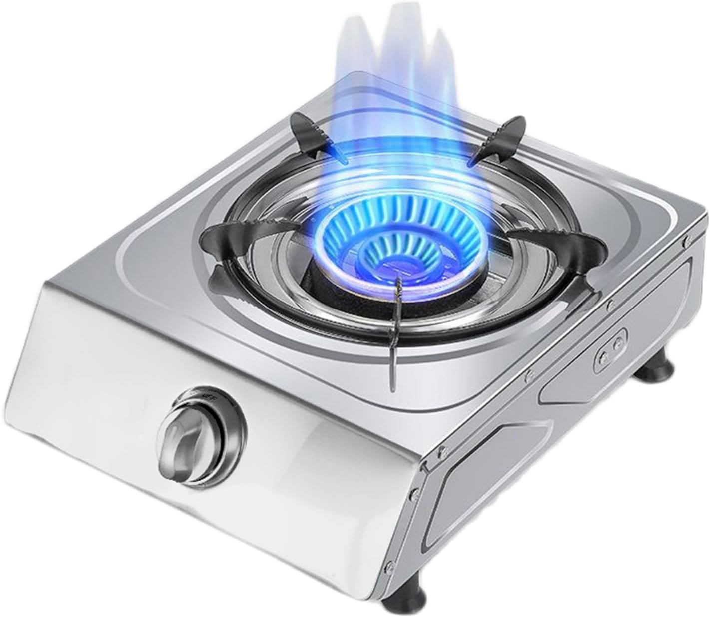 37cm Gas Stove,Single Burner,5.2KW Gas Stove,Gas/LP Gas Conversion Stove,with Flameout Protection,for Home Kitchen(LPG)