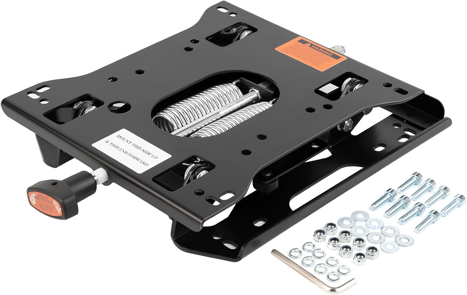 SEATIN Universal Seat Suspension Kit Low Profile Suspension for Zero Turn Lawn Mower Tractor Forklift, Compatible with Most Aftermarket Seats (Suspension)