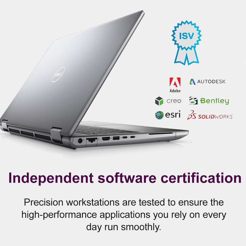 Dell Precision 7000 7680 Mobile Workstation Laptop (NVIDIA RTX 2000 Ada 8GB, 16' FHD+, Intel 20-Core i7-13850HX (> Ultra 9-185H), 32GB LPCAMM2 DDR5, 2TB SSD) Pro Max for Designer, IST HUB, Win 11 Pro