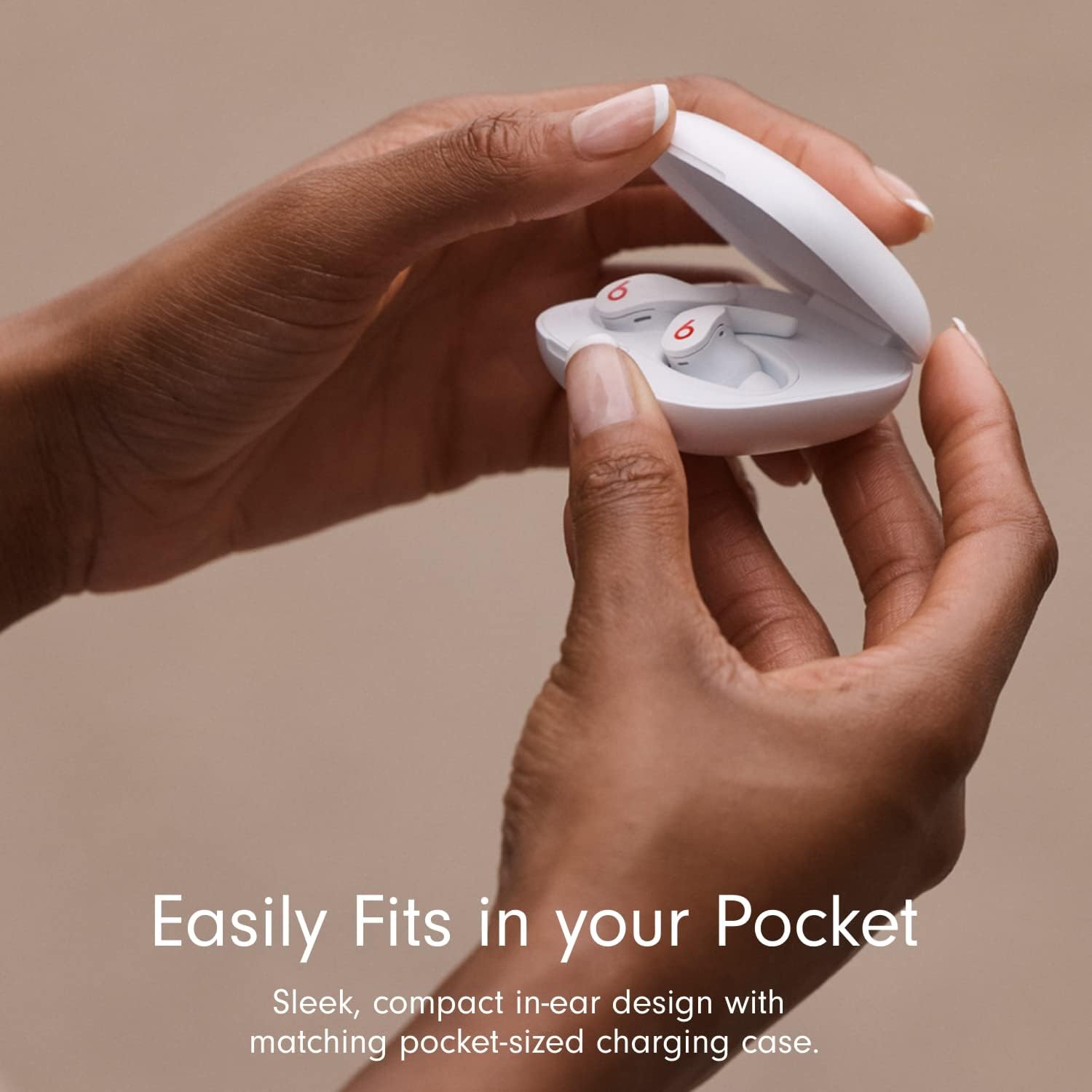 Beats Fit Pro True Wireless Bluetooth Noise Cancelling in-Ear Headphones - White