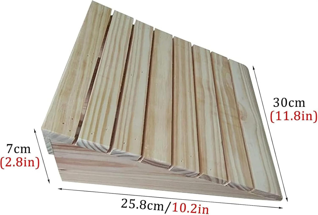 Ramps Threshold Ramp, 3/4/5/6/7inch Rise Wheelchair Ramps for Doorways/Front Door/Garage, Non-Slip Entry Threshold Ramp for Walkers/Motorcycle/Disabled(10.2x11.8x2.8in)