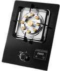 Portable Gas Stove,1 Burner Propane Stove,Max 17742.4BTU Tempered Glass with Pulse Electronic Ignition for Indoor Kitchen, Open Kitchen and Apartment (Color : LPG)