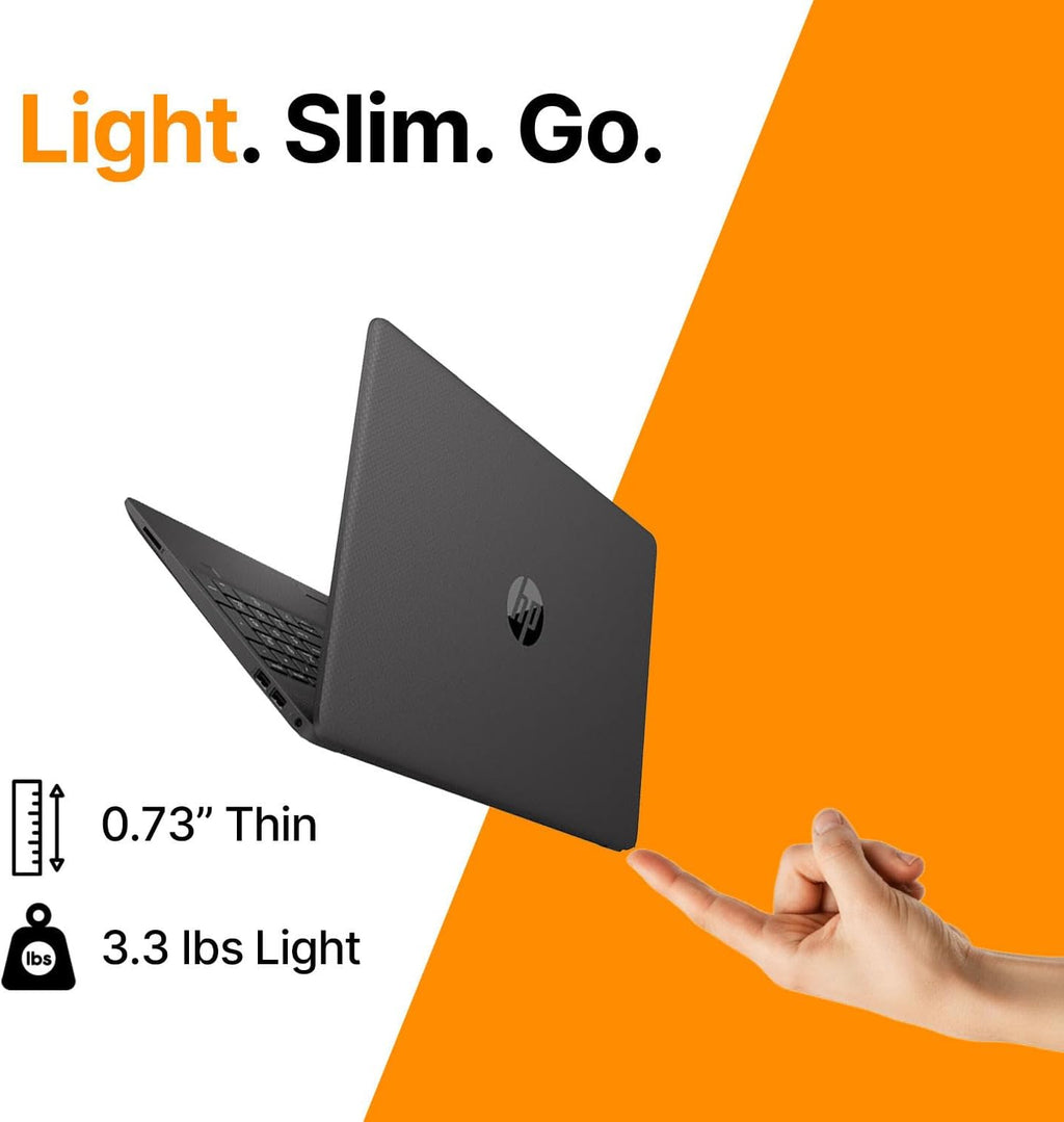 HP 255 G10 2026 Edition Business Laptop | AMD Ryzen 5 7530U (Beat i7-1165G7) | 15.6' FHD Display | 8GB RAM | 256GB SSD | Numeric Keypad | Wi-Fi 6 | Windows 11 | for Business & Student