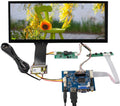 VSDISPLAY 12.3 Inch Touchscreen IPS Stretched Bar LCD 1920x720 Monitor for Secondary Display,with VGA AV Controller Board VS-TY2662-V1
