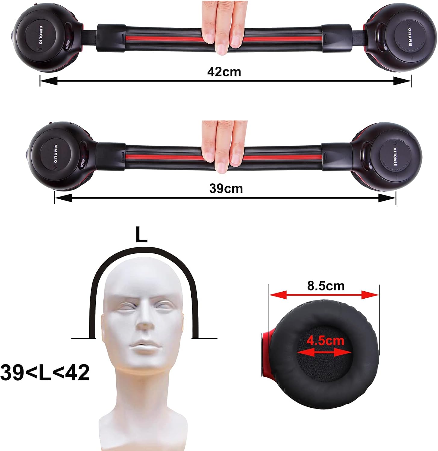 SIMOLIO 4 Pack Wireless IR Headphones for Car DVD and 2 Bluetooth Headphones for Kids, Infrared Headphones Compatible with Honda Odyssey & uConnect VES & Dodge Grand Caravan & Chevy Suburban 2006-2022
