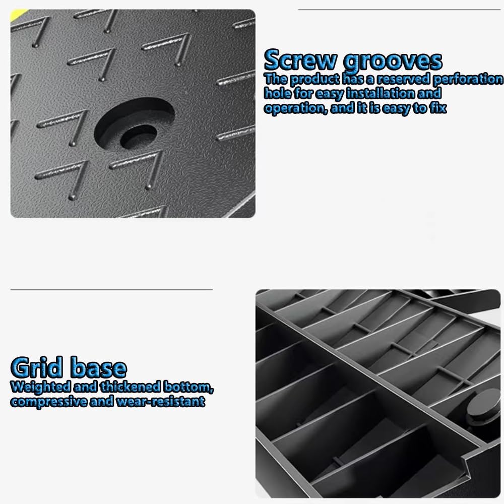 Heavy Duty Cars Driveway Ramps, Rubber Curb Ramps, Portable Wheelchair Threshold Ramp Handicap Ramps for Sidewalk Dock Warehouse 4' 5' 7' Rise(H20CM/7.9')