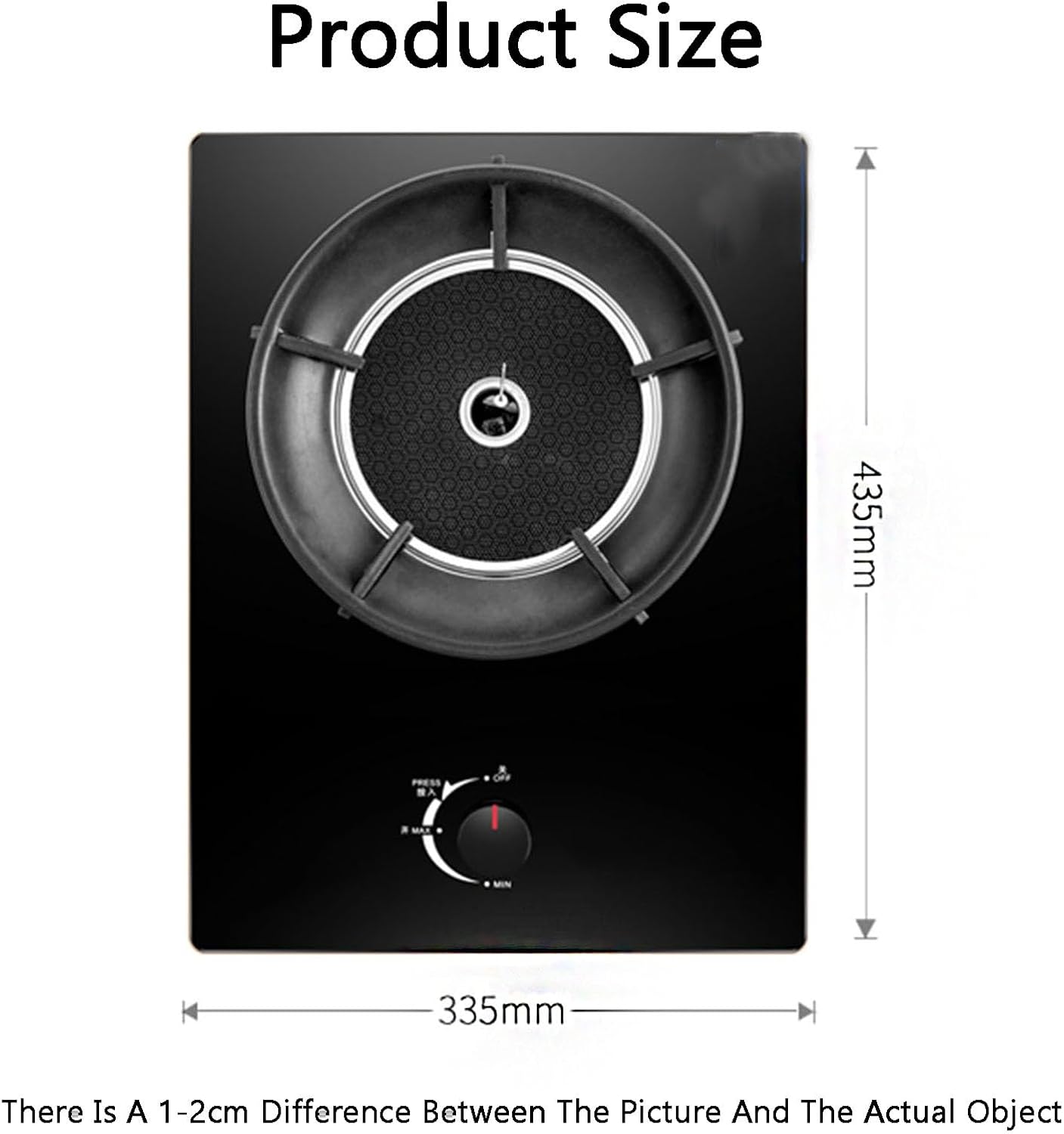 Gas Cooker,Single-Burner Household 4.2kw Gas Stove,Desktop/Embedded Dual-Use,for Food Stalls Family Restaurants(NG)