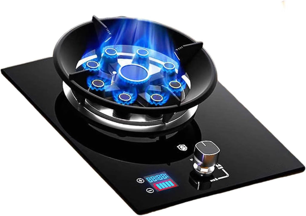 Gas Stove Single Burner,5.2KW Camping Gas Cooker,Gas/LP Gas Conversion Stove,with Accidental Flameout Protection Device,for Home Kitchen(NG)
