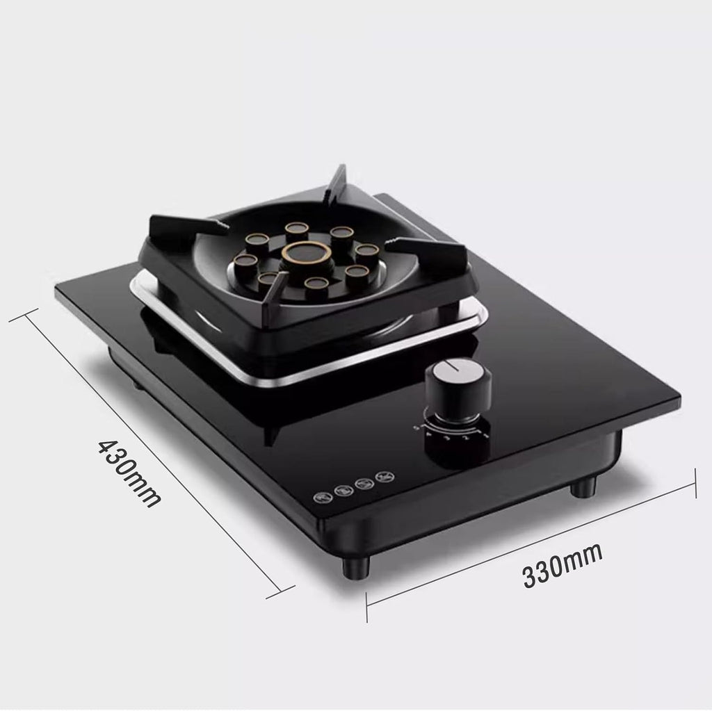 Single Burner Propane Stove,Propane Gas Stove,Desktop Embedded Dual Use,Max 17742.4BTU with Pulse Electronic Ignition Suitable for Apartments Kitchens and More (Color : Style 3, Size : NG)