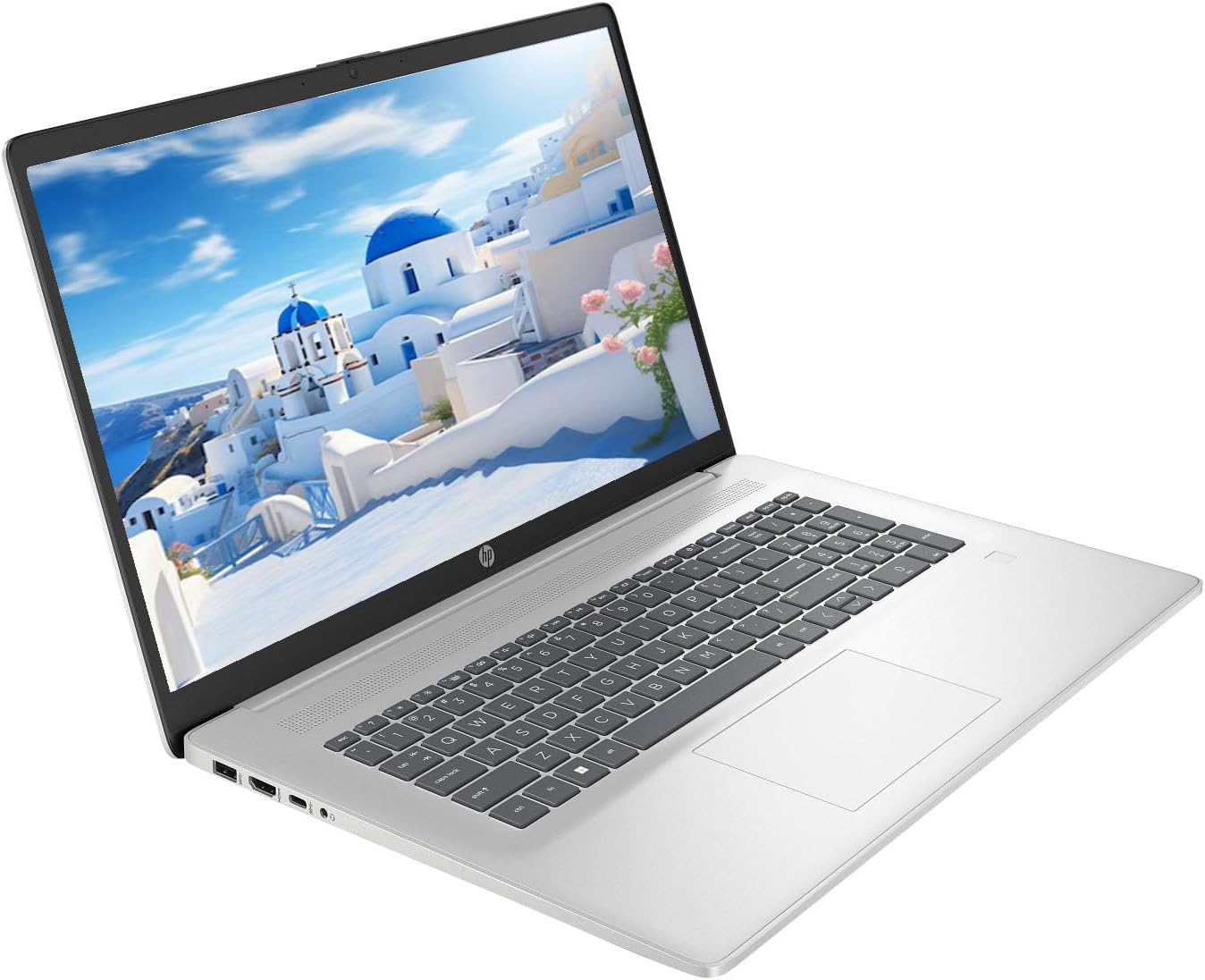 HP 17.3' HD+ Laptop, with Free Lifetime Microsoft Office 2024, Intel Core i5-1334U, 16GB RAM, 1TB SSD, Intel Iris Xe Graphics, Windows 11 Pro, Natural Silver, with USB Hub