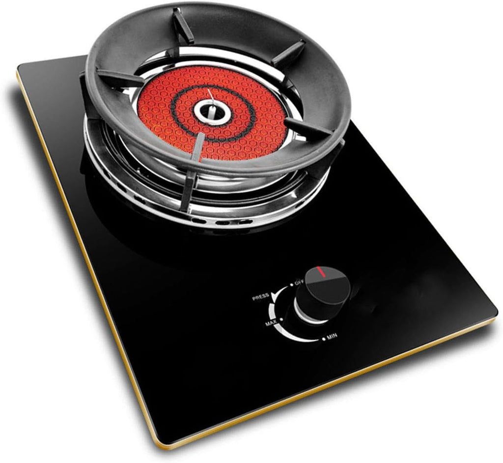 Gas Cooker,Single-Burner Household 4.2kw Gas Stove,Desktop/Embedded Dual-Use,for Food Stalls Family Restaurants(NG)