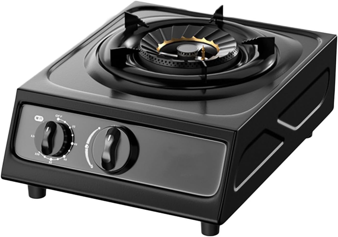 Portable Gas Stove,Cassette Stove,Max 17742.4BTU Single Burner Cassette Stove Piezo-Ceramic Ignition,for Camping Cooking Car Travel Home and Apartment (Color : NG, Size : Style 1)