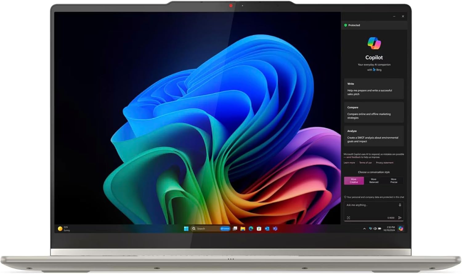 Lenovo Yoga 7 2-in-1 Laptop 14AKP10 - AMD Ryzen AI 5 340 Copilot PC - 14' WUXGA OLED Touch Display, 16GB Memory, 1TB SSD, Yoga Pen, Wi-Fi 7, FP Reader, and Win 11 Home 83JR0003US