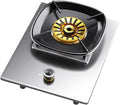 Gas Cooker,Stainless Steel 5.2kW Stove,Single-Burner Tabletop Built-in Gas Cooker,for Family Restaurants Food Stalls(NG)