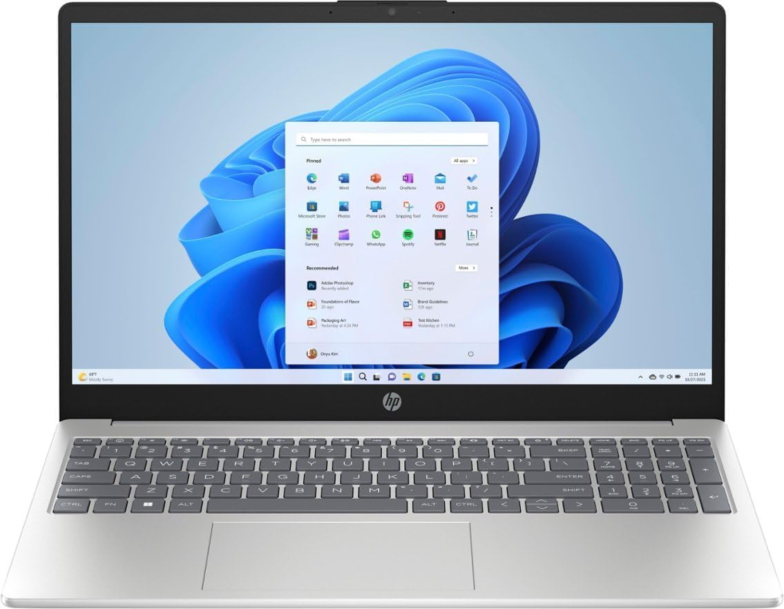 HP Laptop / 15.6' FHD 1920x1080 Touchscreen / 8 Cores AMD Ryzen 7 7730U / AMD Radeon Graphics / 16GB DDR4 1TB NVMe SSD/Wi-Fi 6 Type-C HDMI / Win11 Home