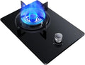 Propane Gas Stove,Tempered Glass Single Burner Propane Stove,Desktop Propane Gas Stove,Max 15354BTU Suitable for Kitchens, Apartments (Color : LPG, Size : Style 2)